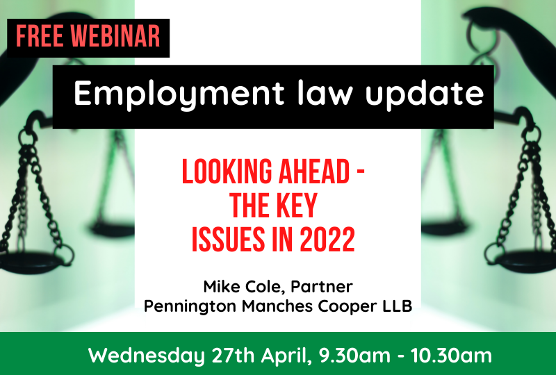 Employment law webinar icon