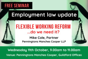Employment Law Update for member of The Surrey and Sussex HR Forum
