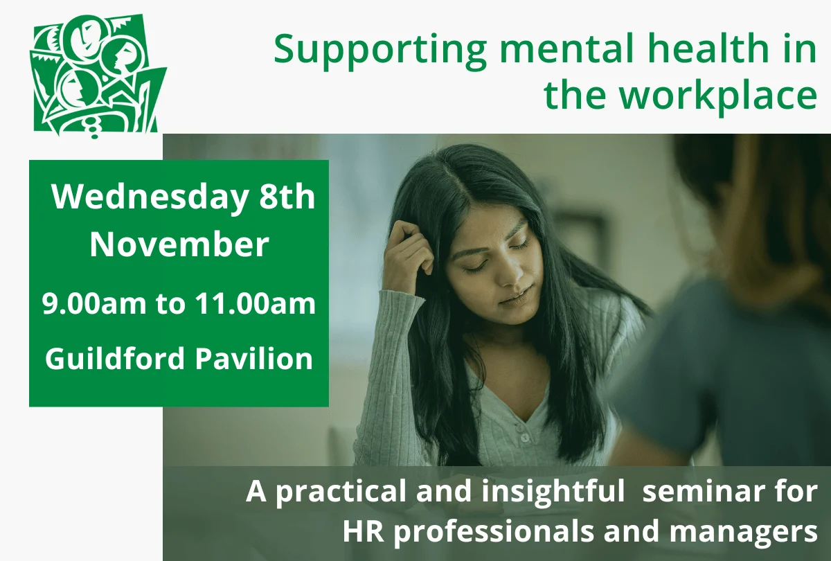 Website – Mental Health Seminar Nov 2023 Person looking anxious who may be needing support