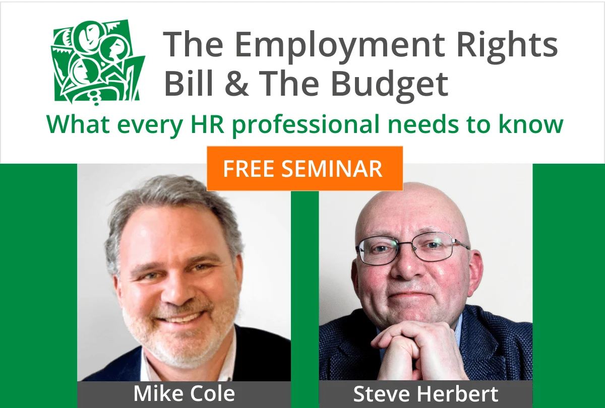 Employment Rights Bill and Budget Seminar Nov 6 2024