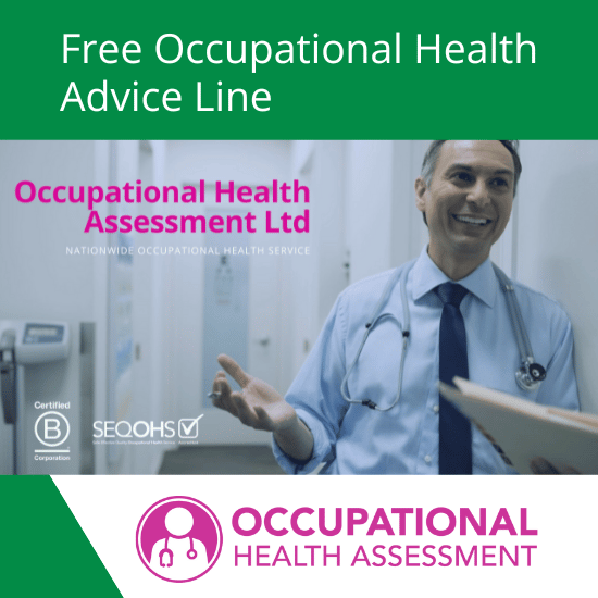 Image showing free occupational health advice line for members of The Surrey & Sussex HR Forum