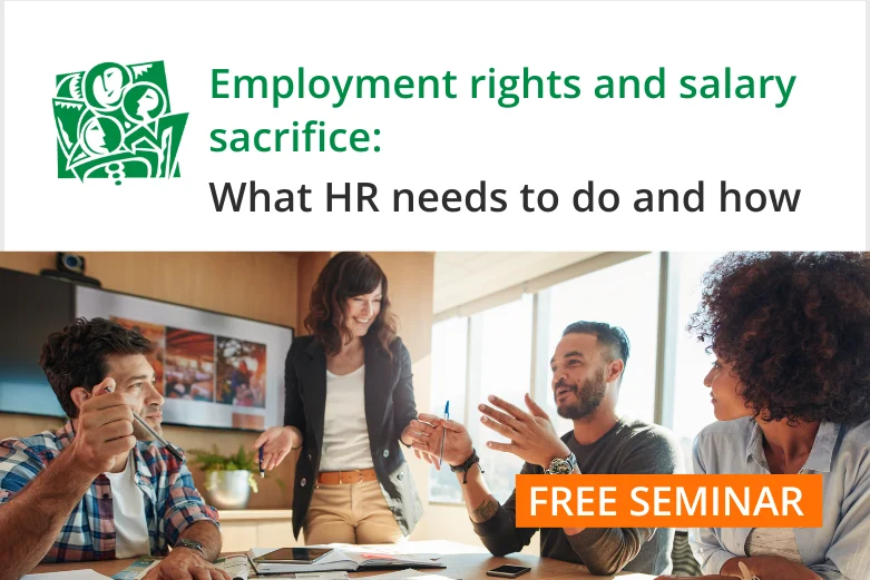 Employment rights and salary sacrifice The Worker Protection Action in-person event